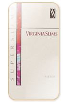 Virginia Slims Super Slims Filter 100's Cigarette Pack