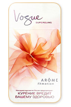 Vogue Super Slims Arome L'emotion 100's Cigarette Pack