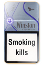 Winston XSpression Purple Cigarette Pack