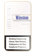 Winston Super Slims White 100s Cigarette Pack