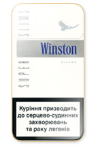 Winston Super Slims Silver 100`s Cigarette Pack