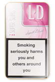 LD Super Slims Pink Cigarettes pack