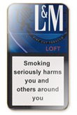 L&M Loft Night Blue Cigarettes pack