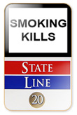 State Line Navy Classic Cigarettes pack