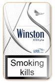 Winston XStyle Silver Cigarettes pack