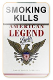 American Legend White Cigarettes pack