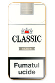 Classic Slims Silver Cigarettes pack