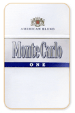 Monte Carlo One (Fine White) Cigarettes pack