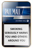 Pall Mall Silver Cigarettes pack