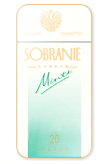 Sobranie Slims Mints 100's Cigarettes pack