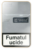 West Fusion Silver Cigarettes pack