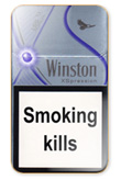 Winston XSpression Purple Cigarettes pack