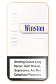 Winston Super Slims White 100s Cigarettes pack