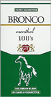 BRONCO FULL FLAVOR MENTHOL BOX 100